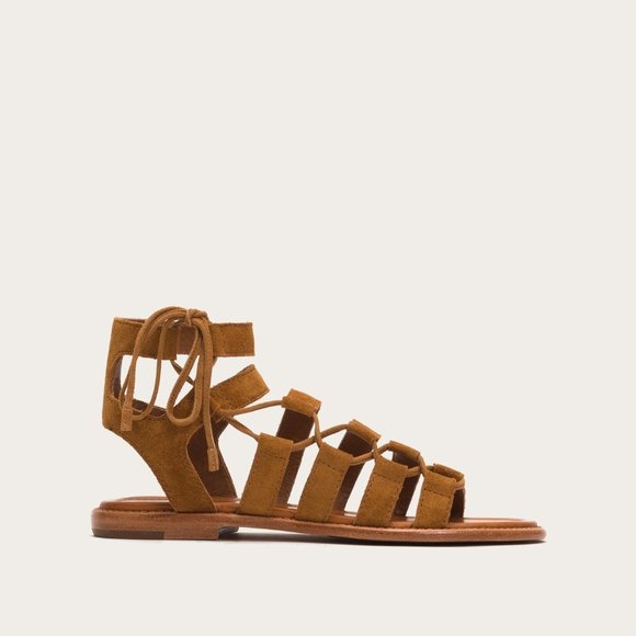 🆕Frye Blair Side Ghillie, Cognac, sz 7.5 - Picture 3 of 9